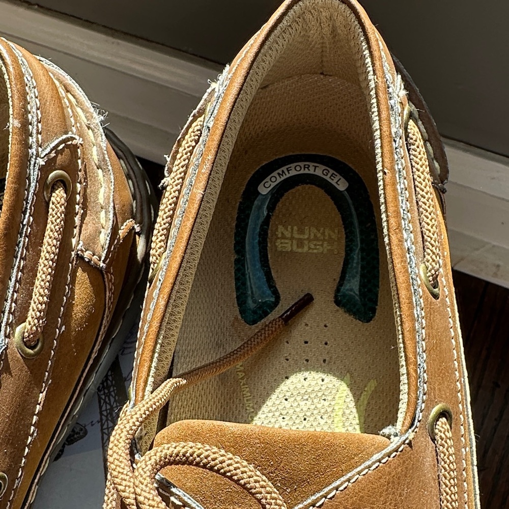 Nunn Bush Men's Tan Boat Shoes 11 M New without original box - Picture 2 of 4